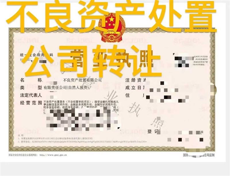 不良资产公司转让