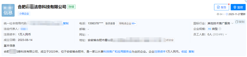 合肥**年信息科技公司