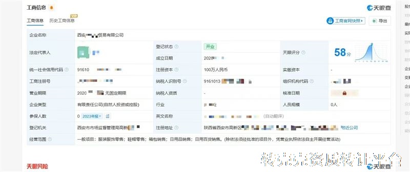 陕西**年贸易公司