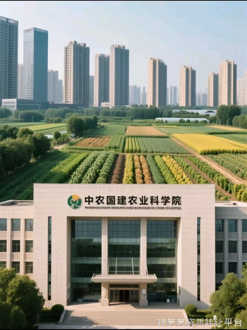 稀缺农业科技院壳转让 中农国建字头 干净无异常 急速变更